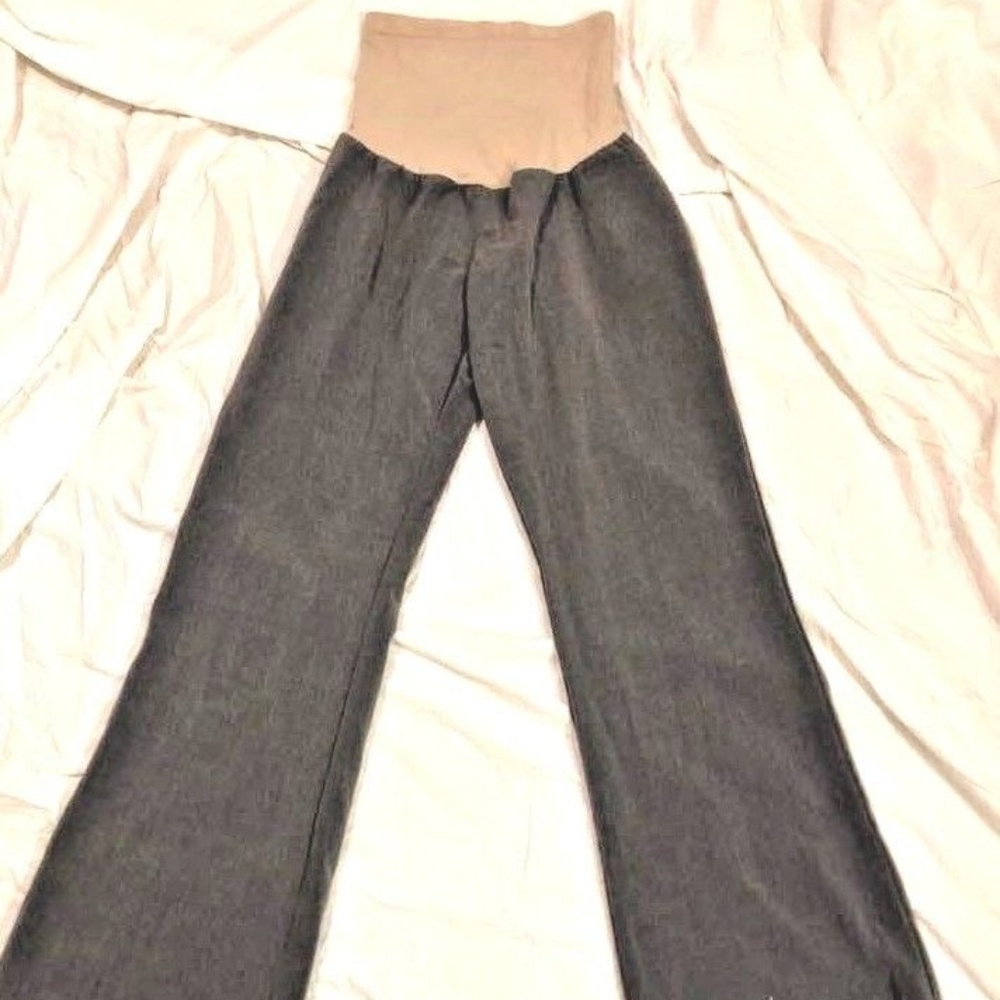 Motherhood maternity Gray Slacks XL